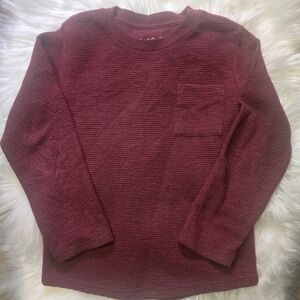 Cat & Jack Maroon Knit Top